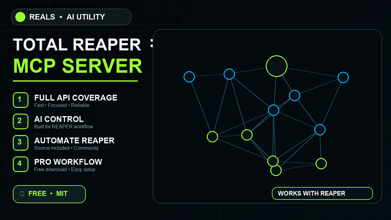 Total REAPER MCP Server