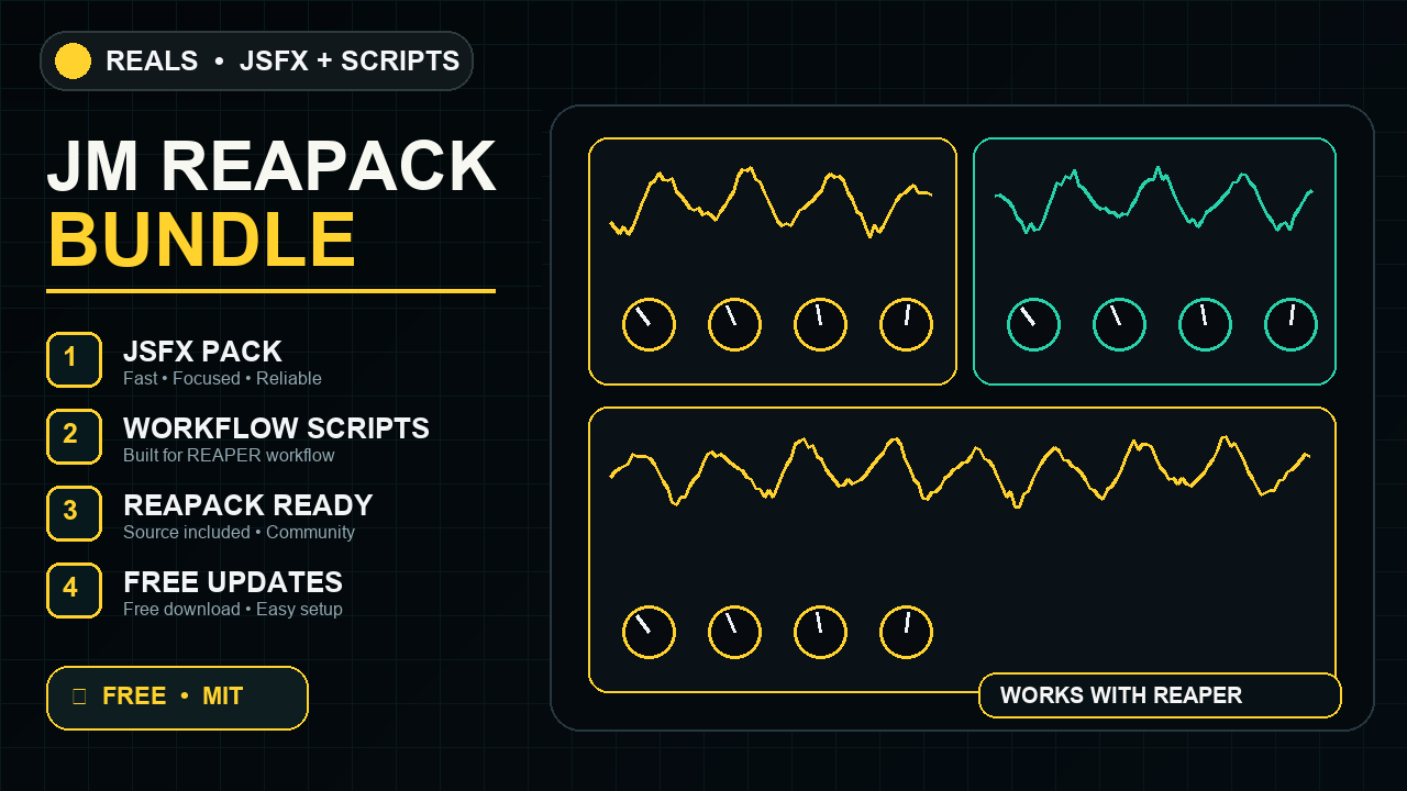 JM ReaPack JSFX and Scripts Bundle
