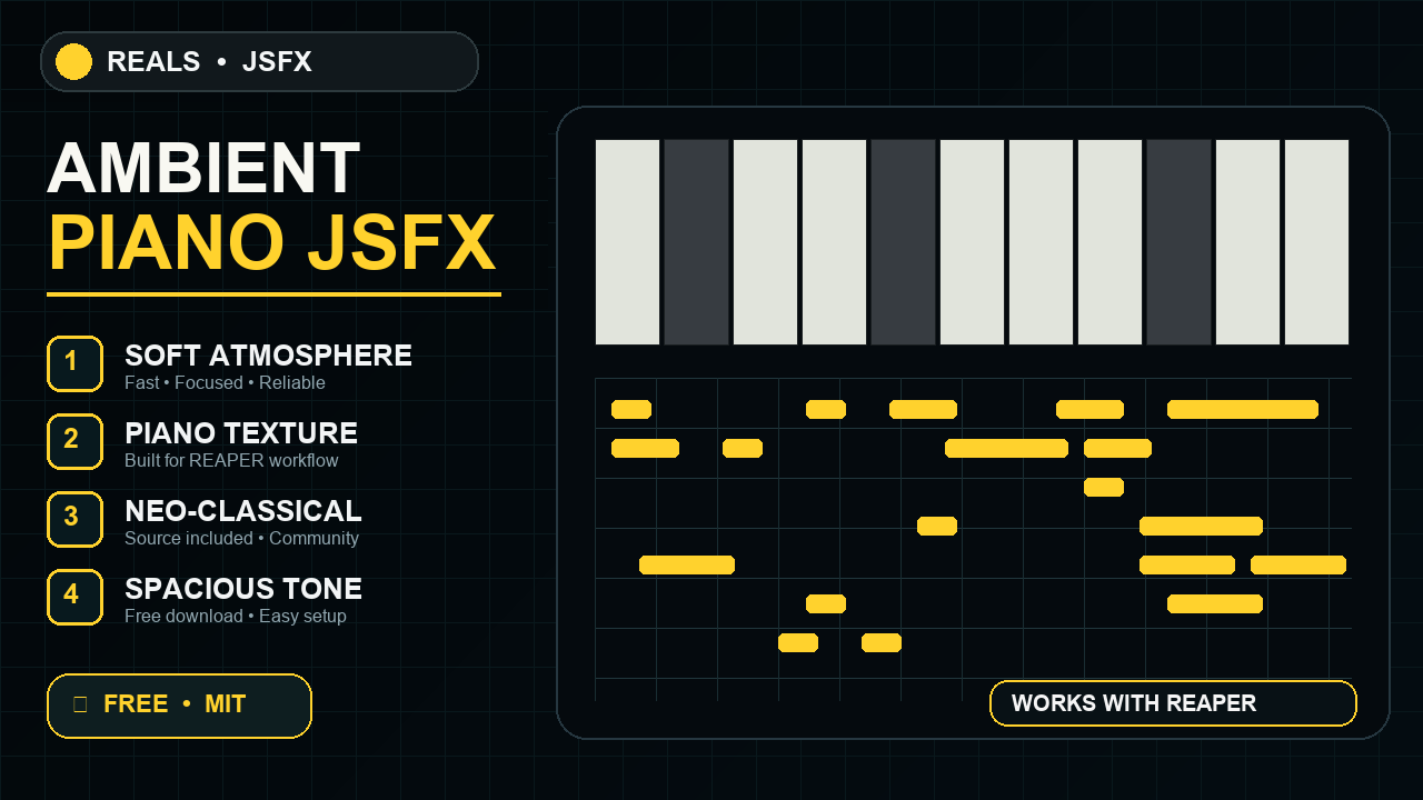 Ambient Piano JSFX Collection
