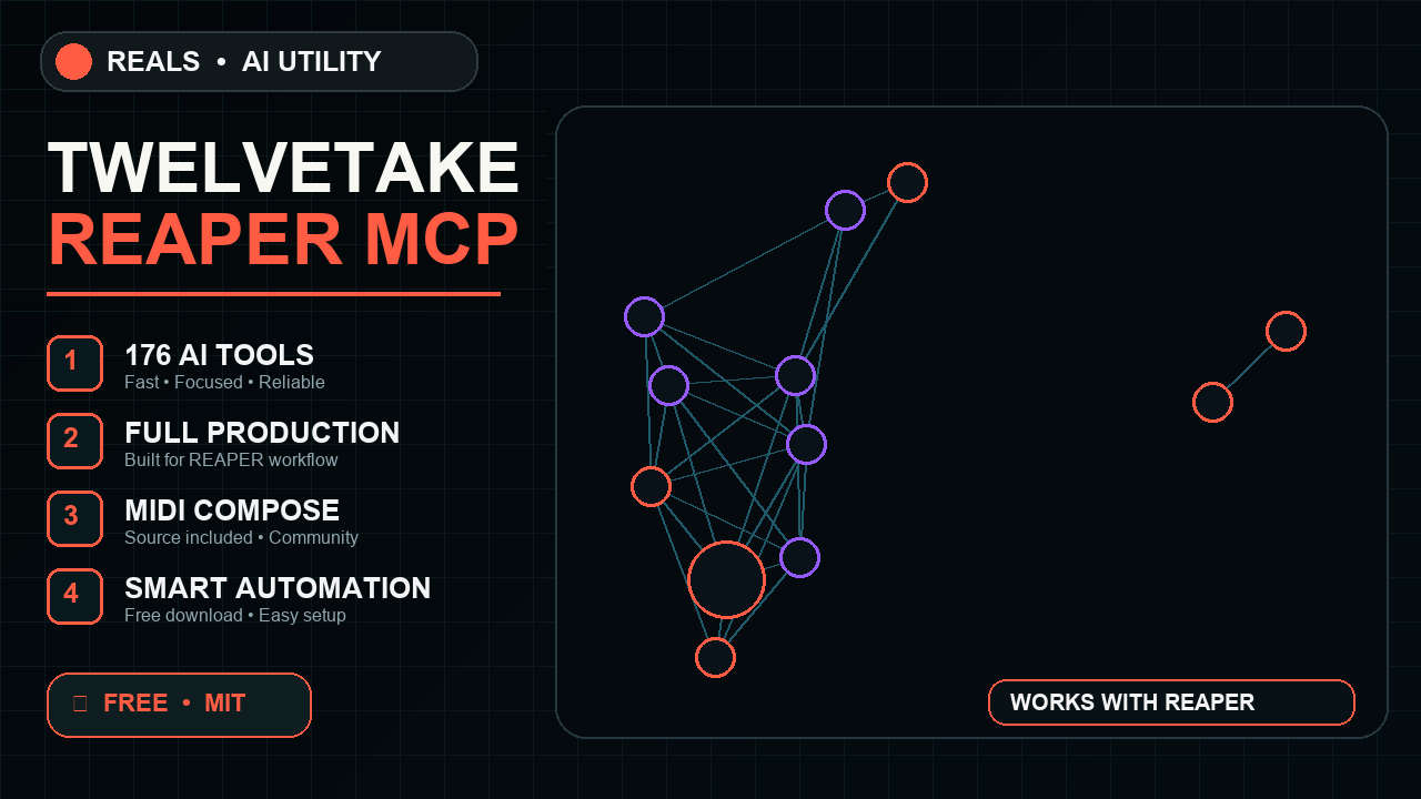 TwelveTake REAPER MCP Server