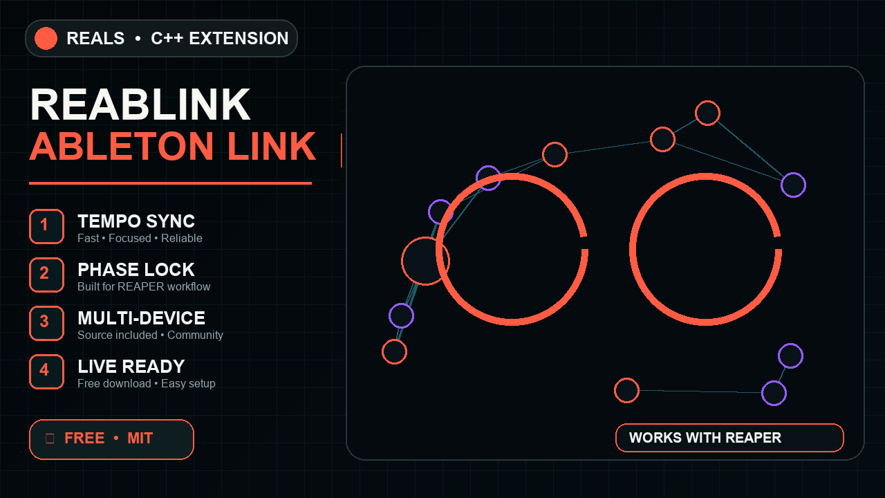 ReaBlink Ableton Link Extension