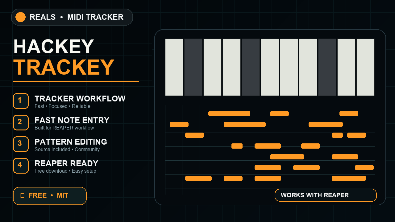 Hackey Trackey for REAPER